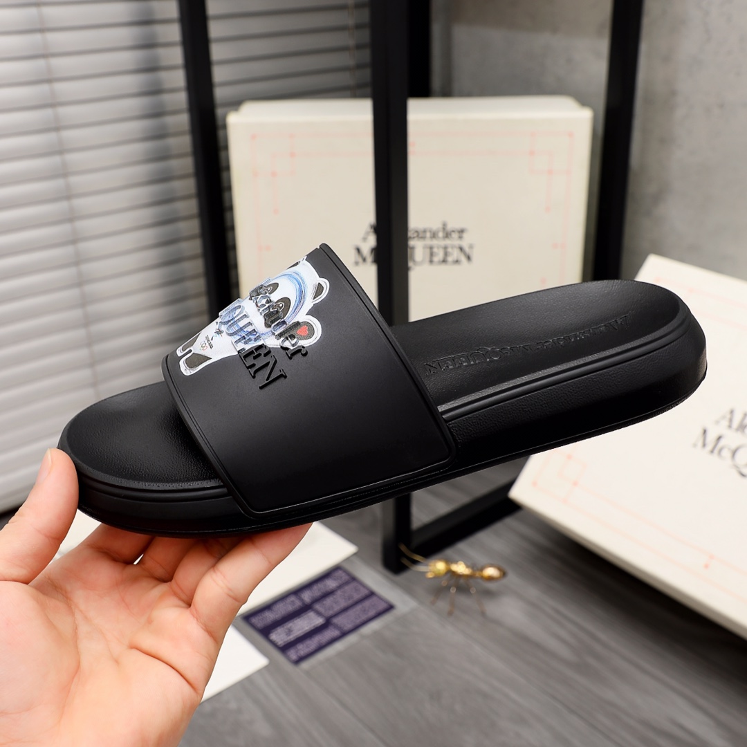 Alexander Mqueen Logo-Slipper - EUR FASHION