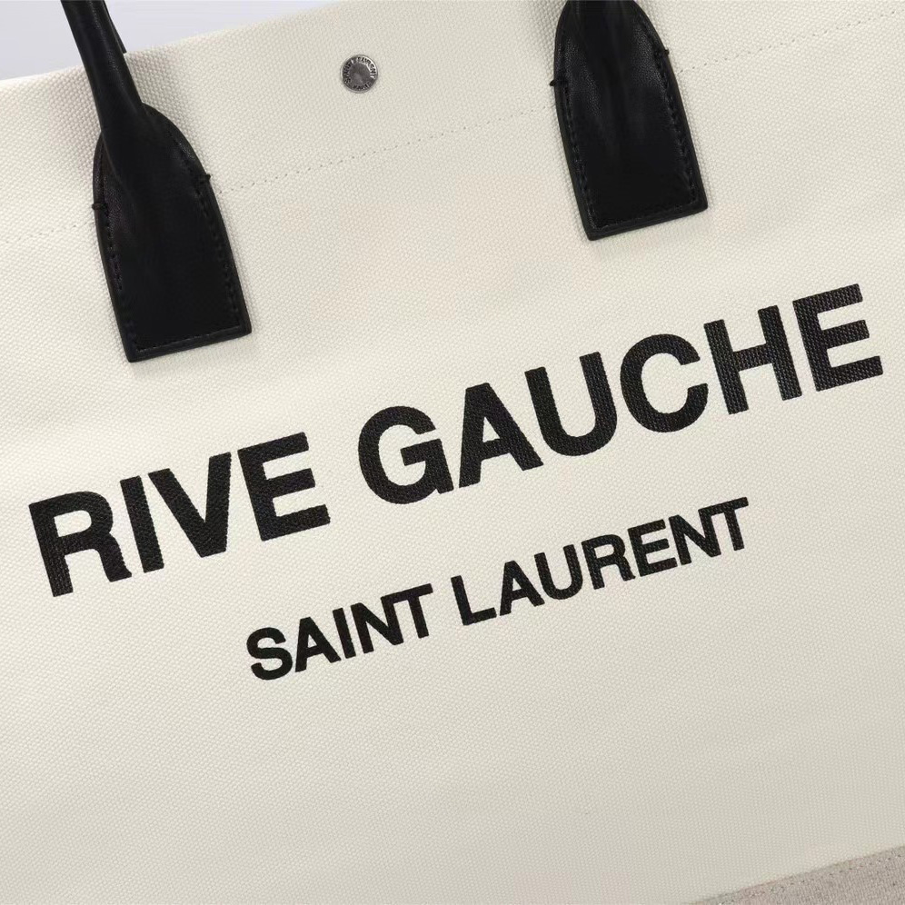 Saint Laurent Rive Gauche Canvas-Tasche (48–36–16 cm) - EUR FASHION
