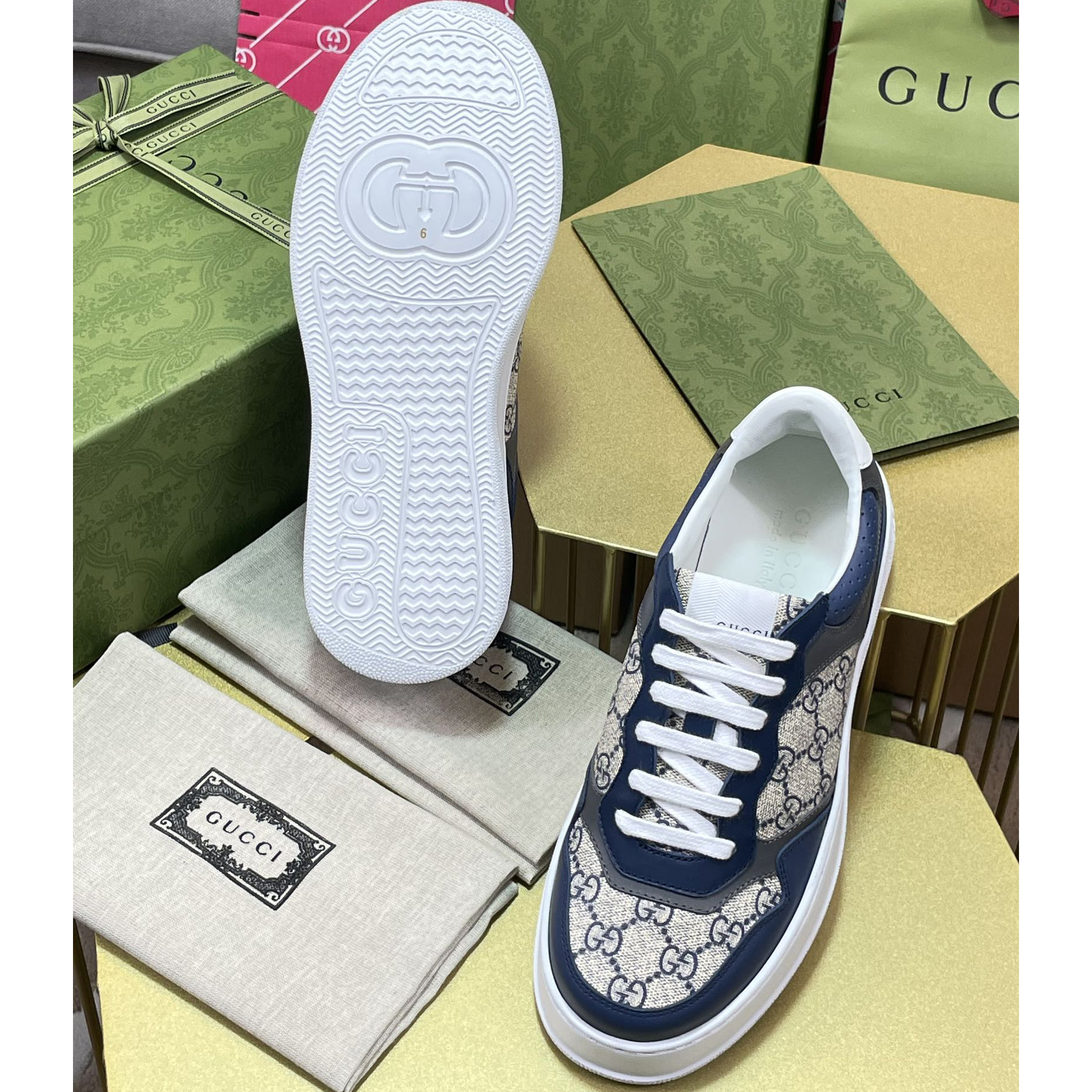 Gucci GG Sneaker (in britischer Größe) - EUR FASHION