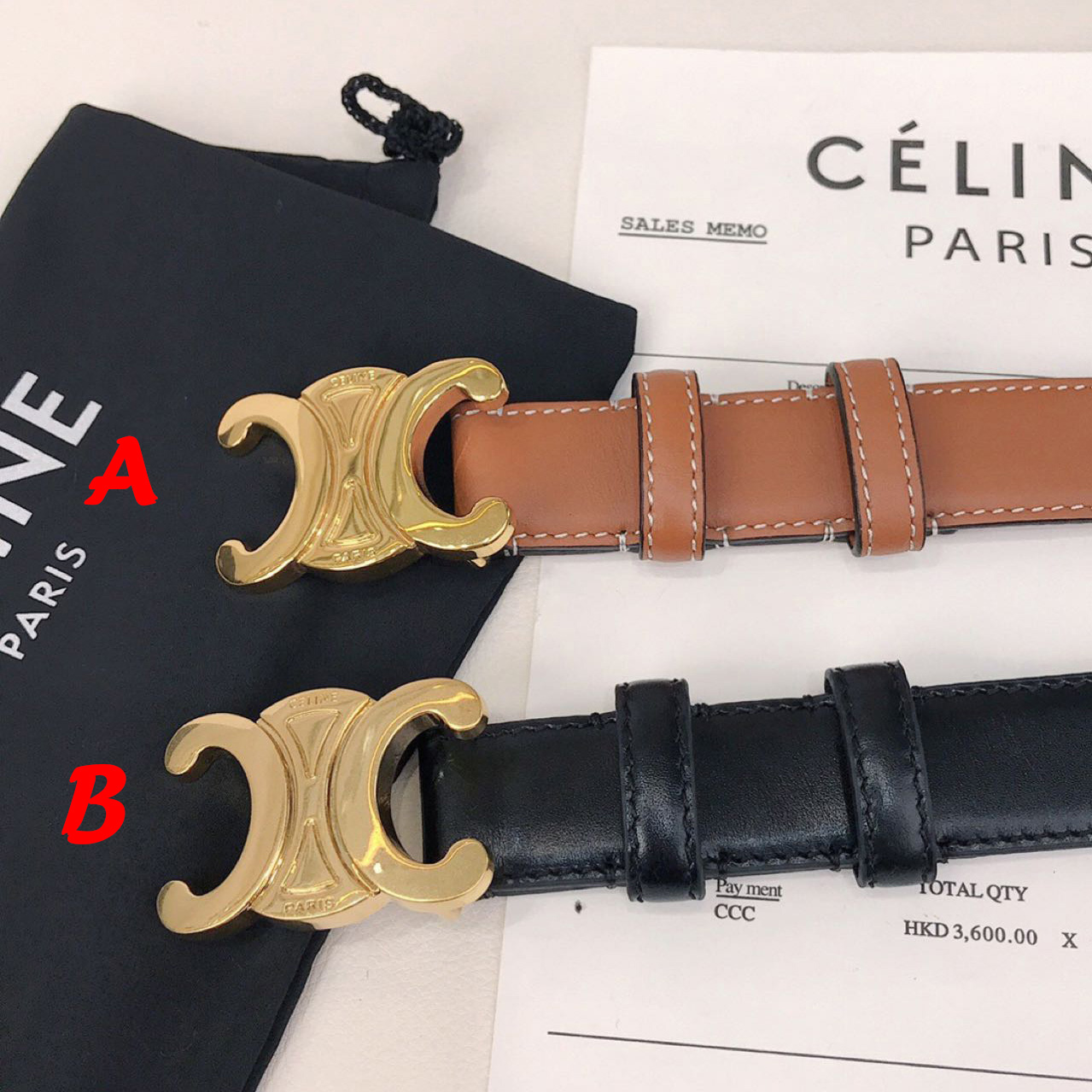 Celine Triomphe-Gürtel - EUR FASHION