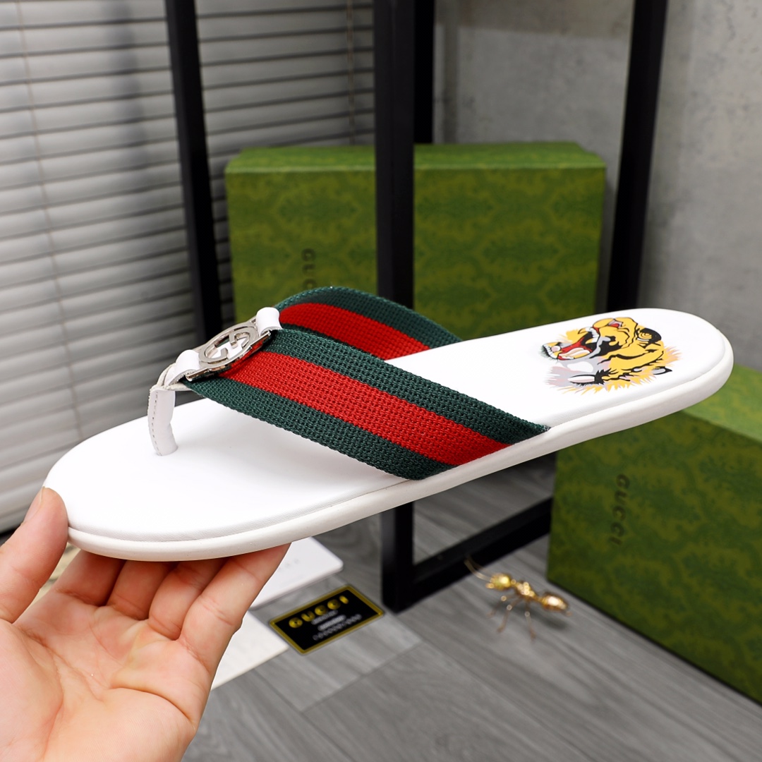 Gucci Rubber GG Herren-Flip-Flops - EUR FASHION