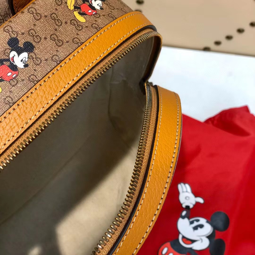 Gucci x Disney Mickey Mouse Mittelgroßer Rucksack (22-29-12CM) - EUR FASHION