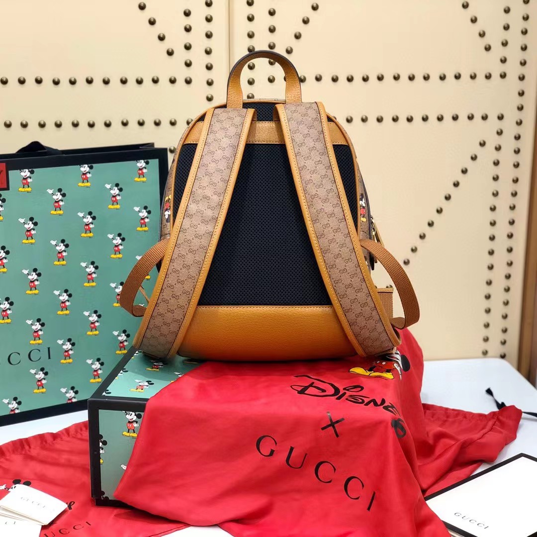 Gucci x Disney Mickey Mouse Mittelgroßer Rucksack (22-29-12CM) - EUR FASHION