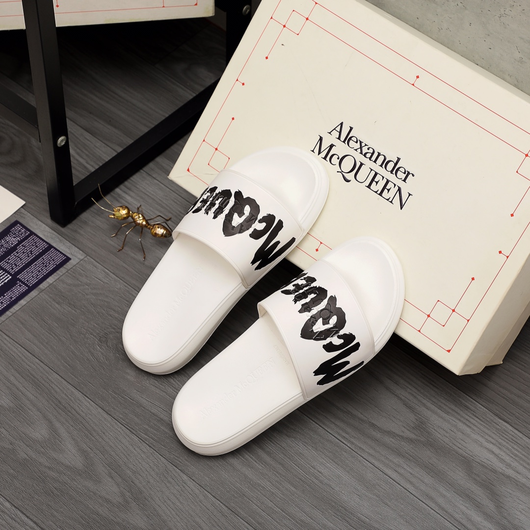 Alexander Mqueen Logo-Slipper - EUR FASHION