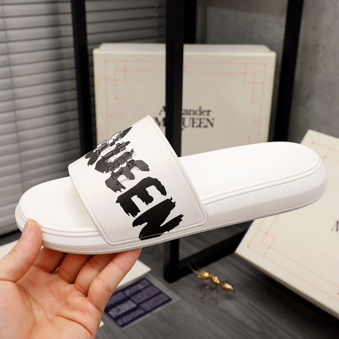 Alexander Mqueen Logo-Slipper - EUR FASHION