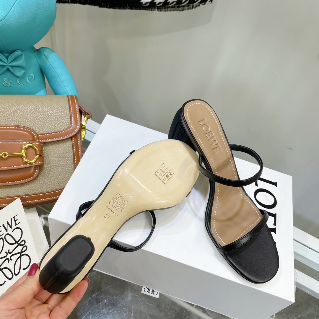 Loewe Damen-Sandalen mit hohen Absätzen (Absatz 6 cm) - EUR FASHION