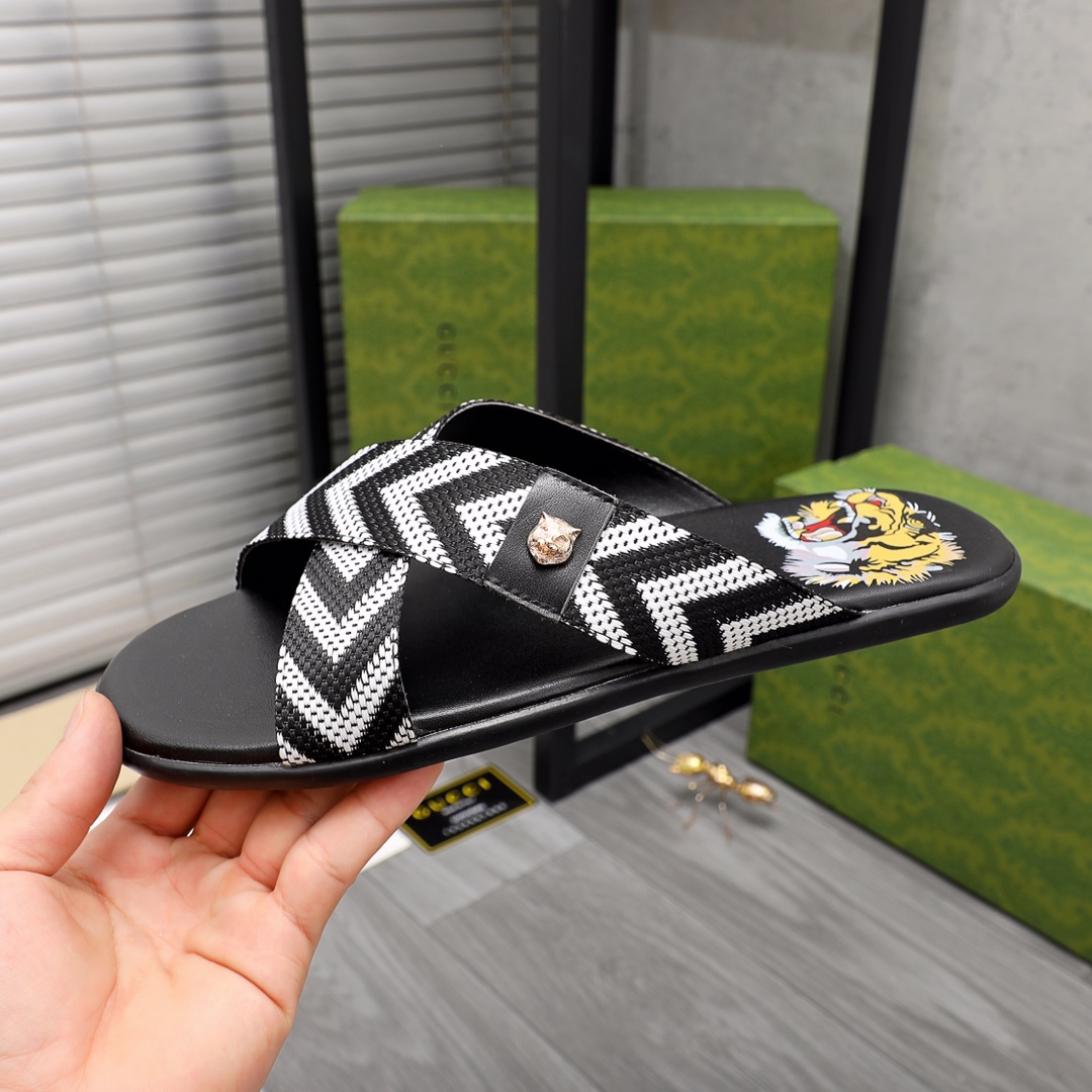 Gucci Web-Slide-Sandale - EUR FASHION
