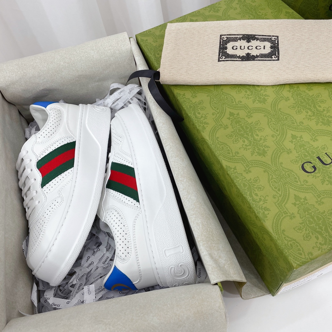 Gucci GG Chunky B Series Herren- und Damen-Sneaker mit Webmuster (in britischer Größe) - EUR FASHION