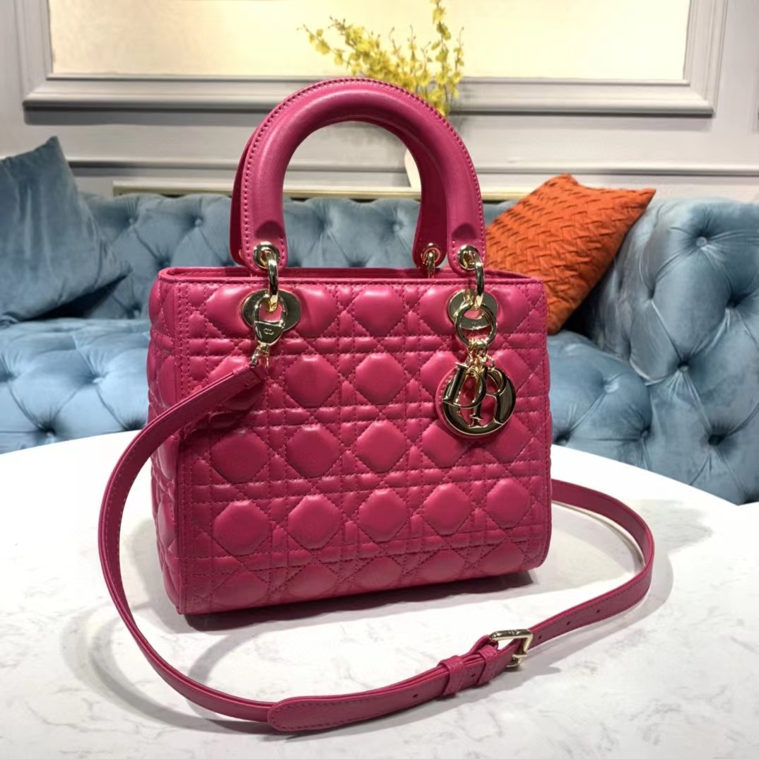 Dior Lady Bag Cannage Kalbsleder (24-20-11CM) - EUR FASHION