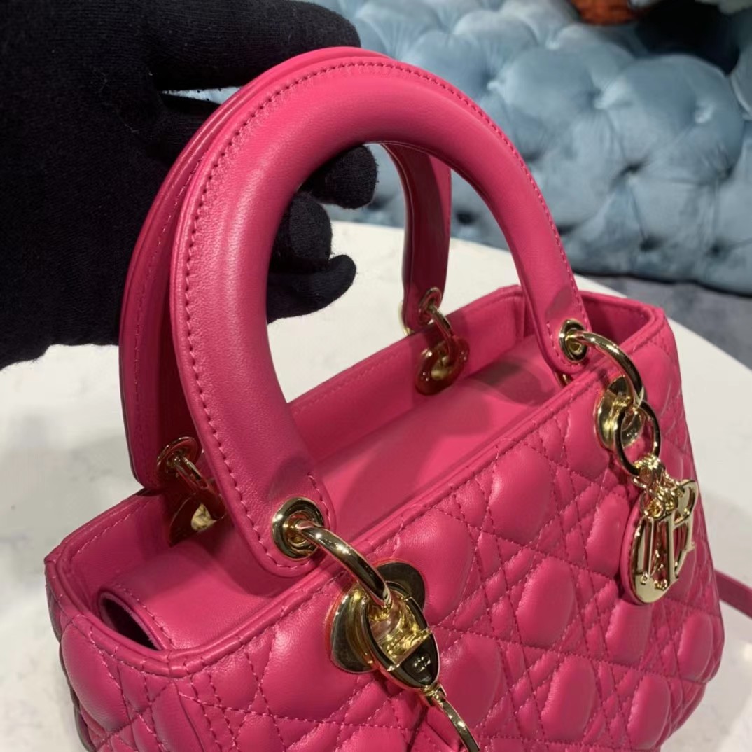 Dior Lady Bag Cannage Kalbsleder (24-20-11CM) - EUR FASHION