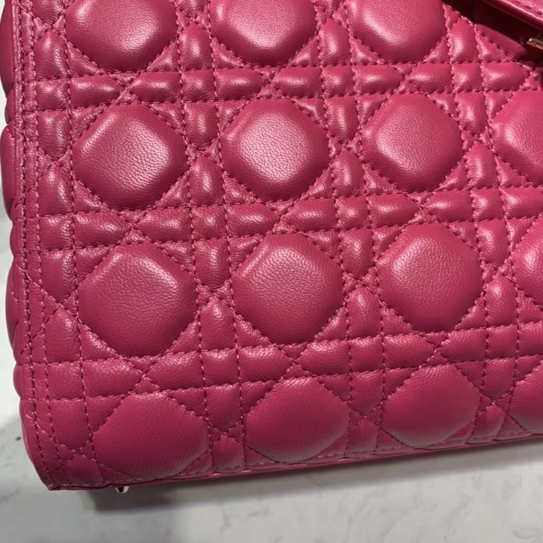 Dior Lady Bag Cannage Kalbsleder (24-20-11CM) - EUR FASHION