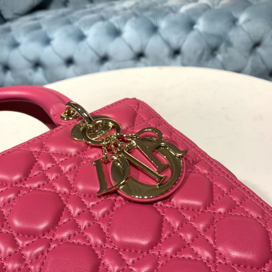 Dior Lady Bag Cannage Kalbsleder (24-20-11CM) - EUR FASHION