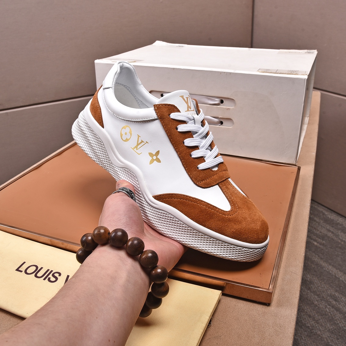 Louis Vuitton Herren-Logo-Sneaker - EUR FASHION