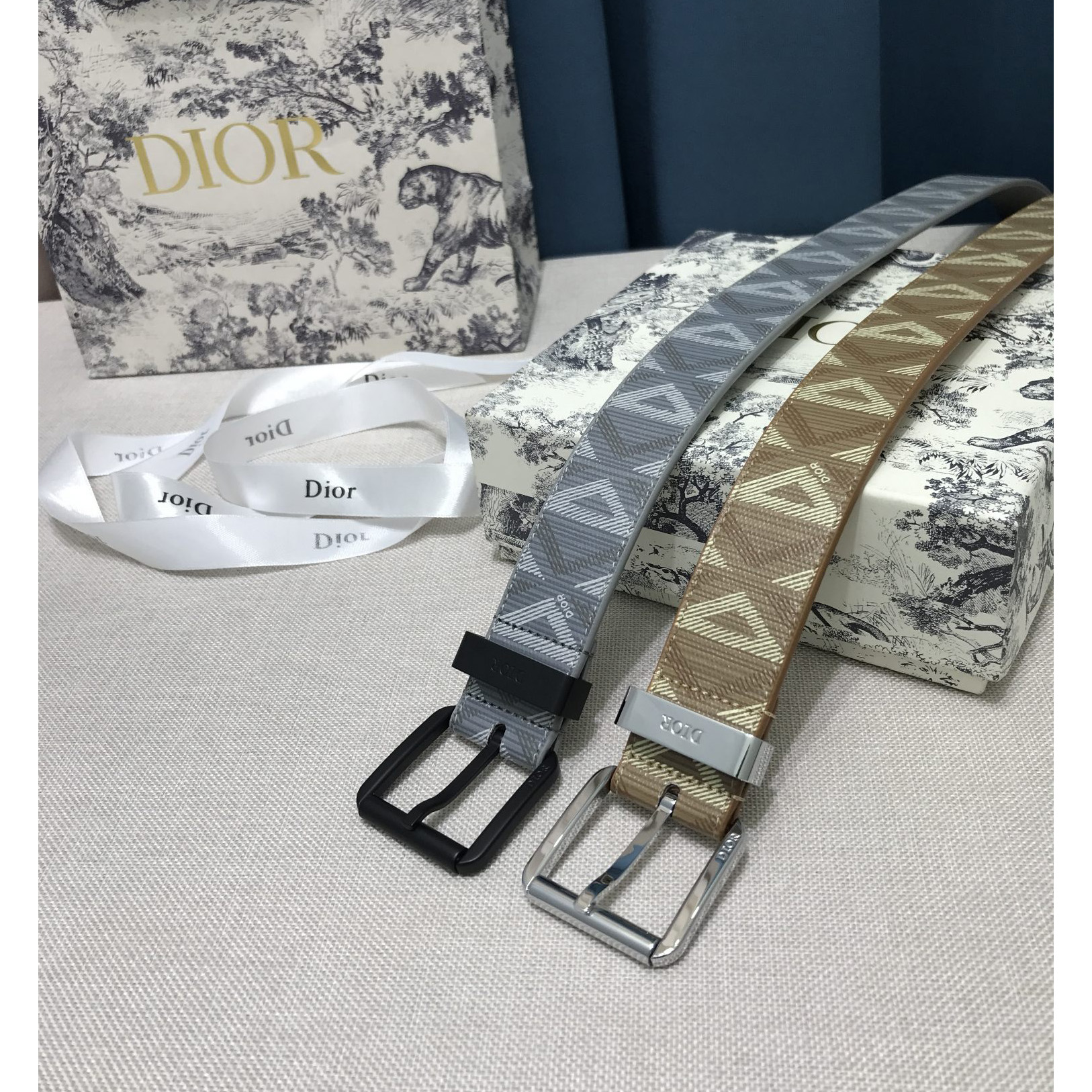 Dior CD Diamond Print 40 mm Gürtel - EUR FASHION