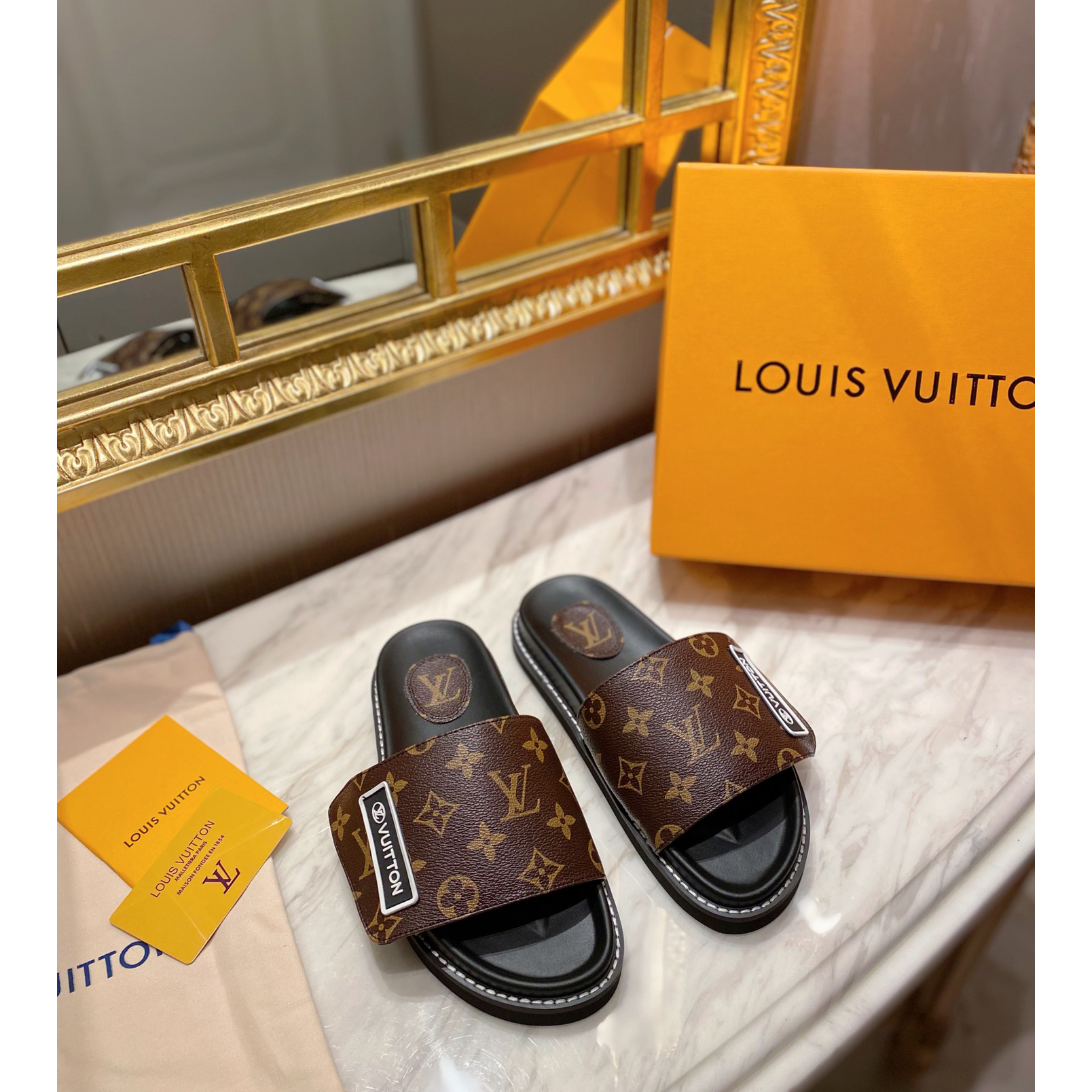 Louis Vuitton-Monogramm-Slipper - EUR FASHION