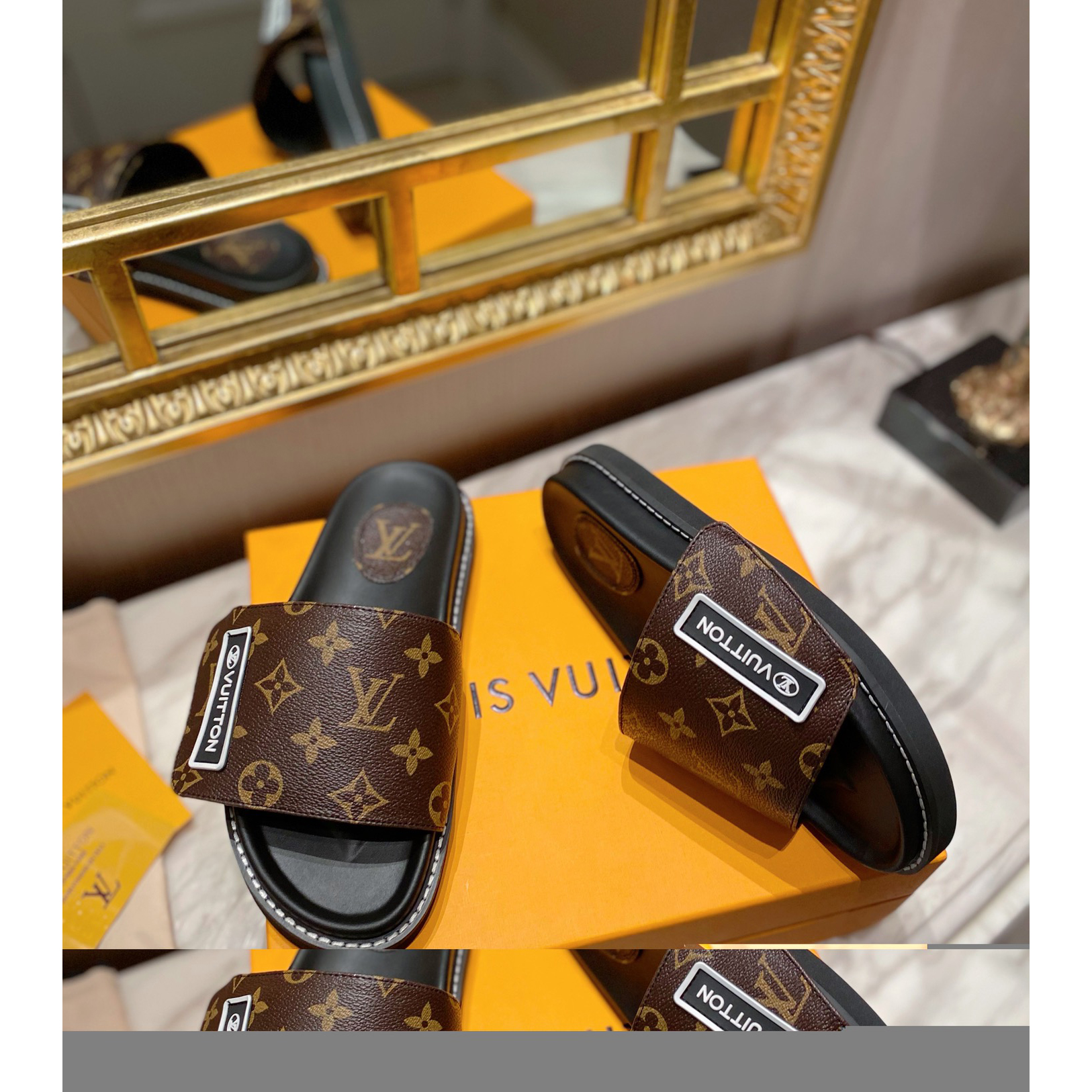 Louis Vuitton-Monogramm-Slipper - EUR FASHION