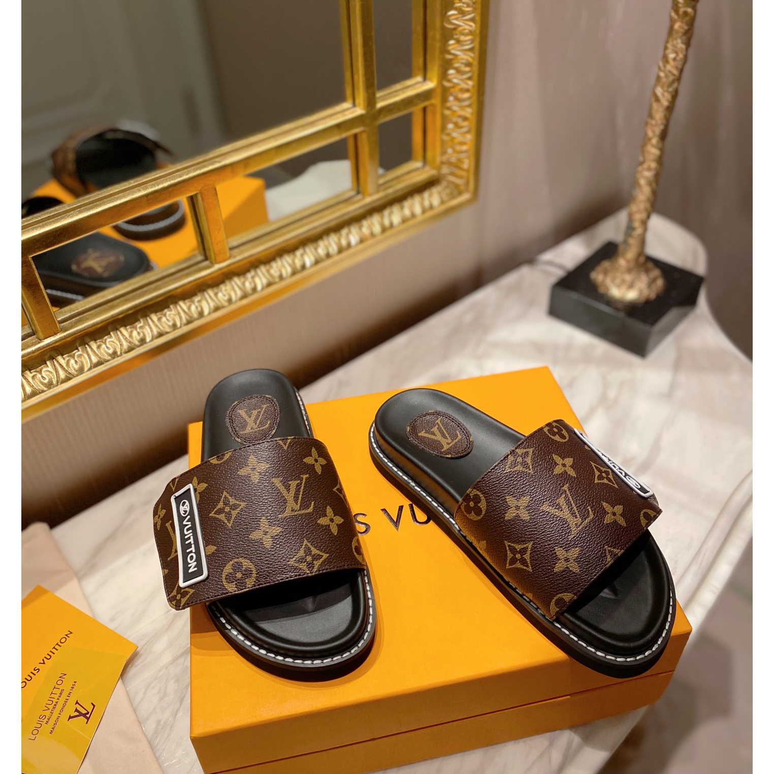 Louis Vuitton-Monogramm-Slipper - EUR FASHION