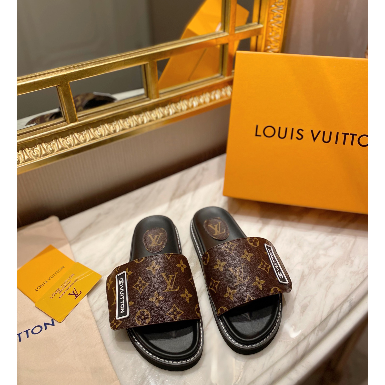 Louis Vuitton-Monogramm-Slipper - EUR FASHION