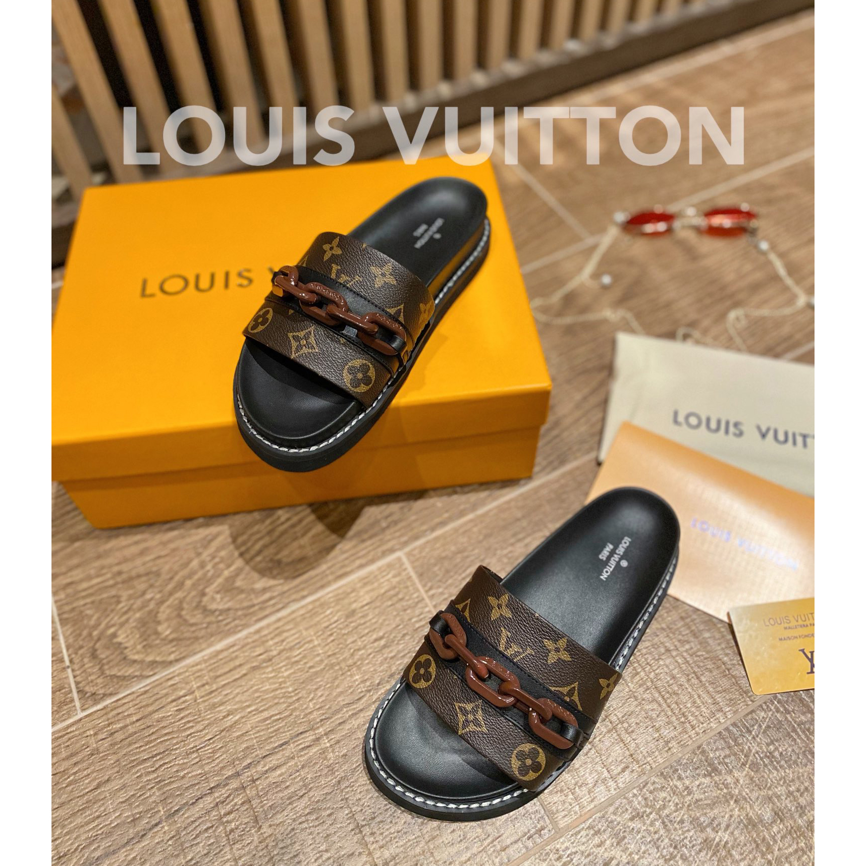 Louis Vuitton-Monogramm-Slipper - EUR FASHION