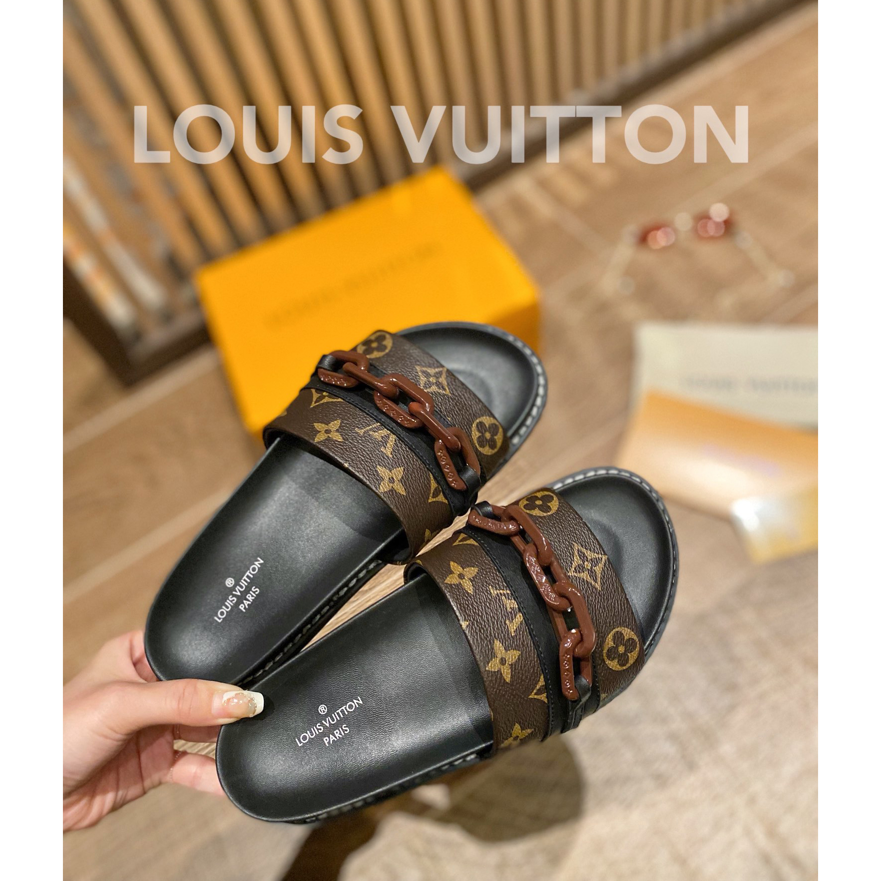 Louis Vuitton-Monogramm-Slipper - EUR FASHION