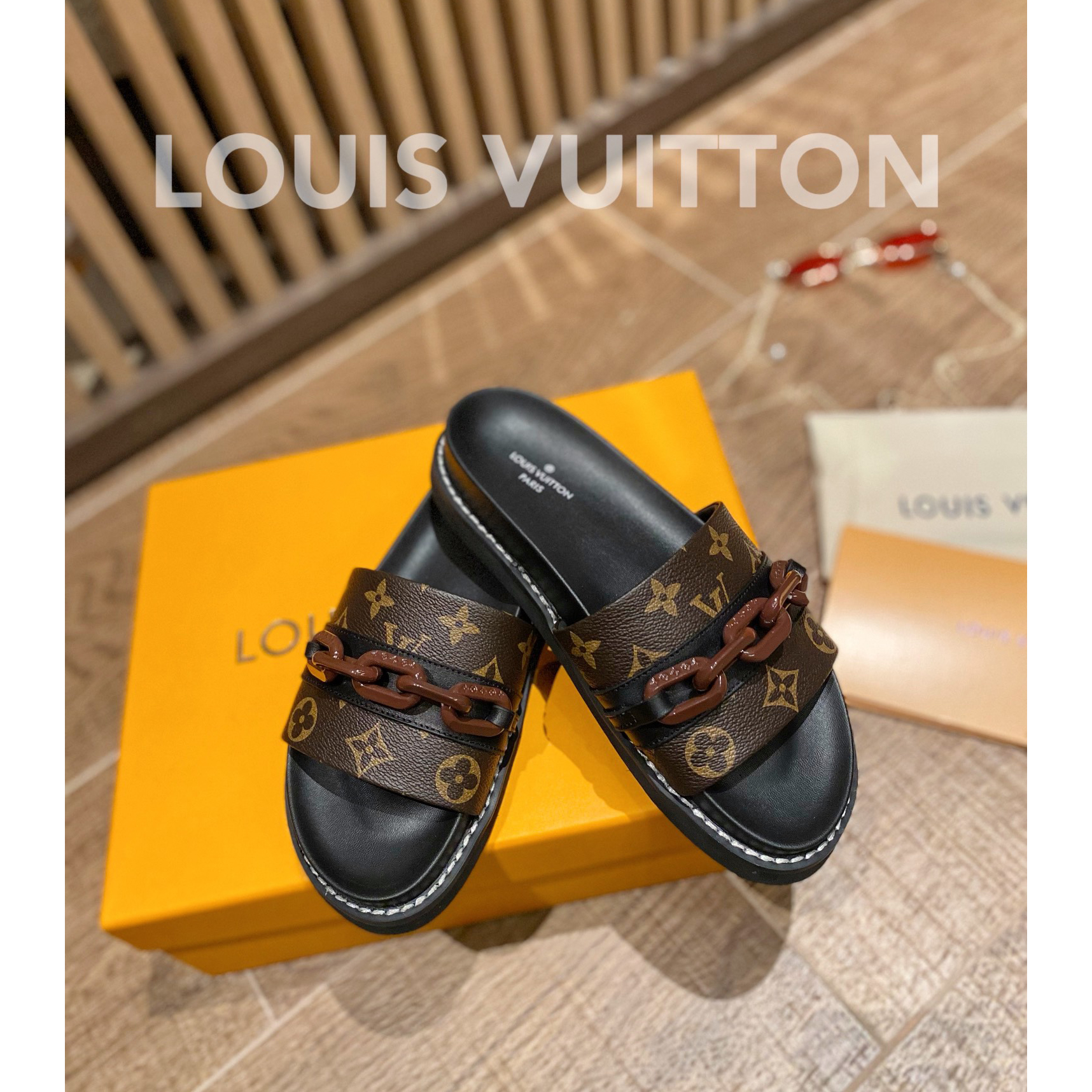 Louis Vuitton-Monogramm-Slipper - EUR FASHION