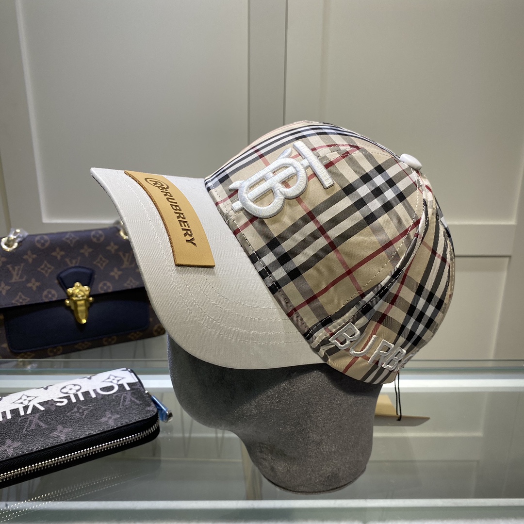 Burberry Baseballkappe mit Monogrammmotiv und Streifenmuster - EUR FASHION