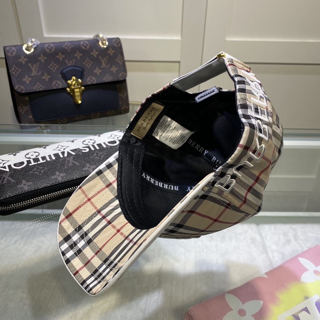 Burberry Baseballkappe mit Monogrammmotiv und Streifenmuster - EUR FASHION