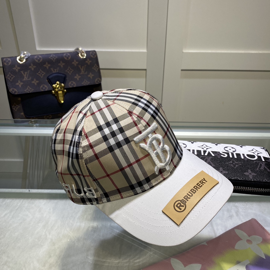 Burberry Baseballkappe mit Monogrammmotiv und Streifenmuster - EUR FASHION