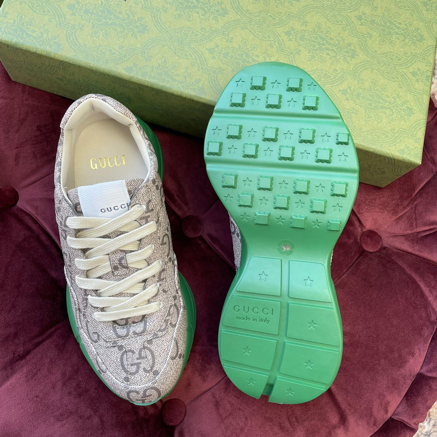 Gucci 100 Rhyton-Sneaker der Sonderserie - EUR FASHION