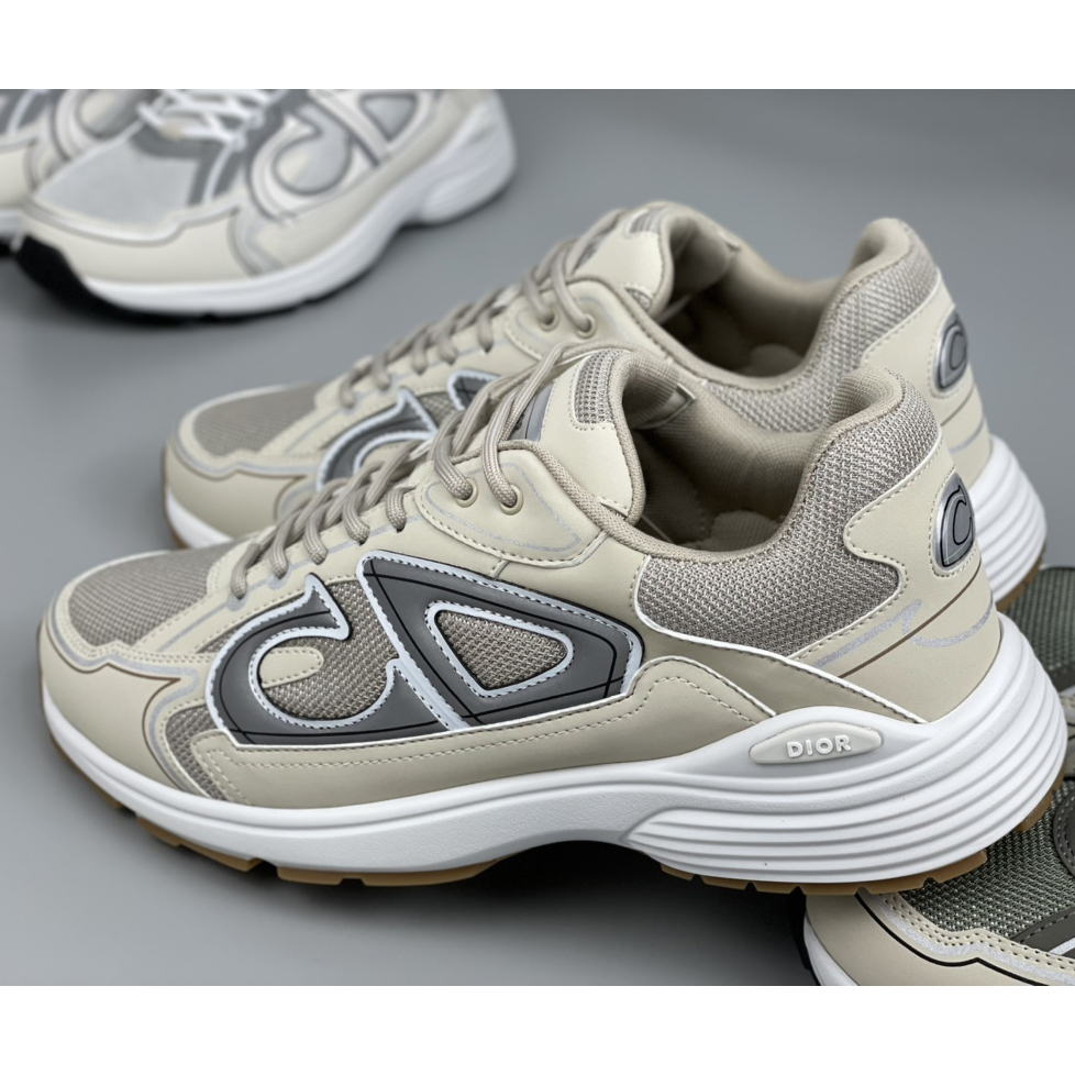 Dior B30 Sneaker, weißes Mesh und technisches Gewebe - EUR FASHION