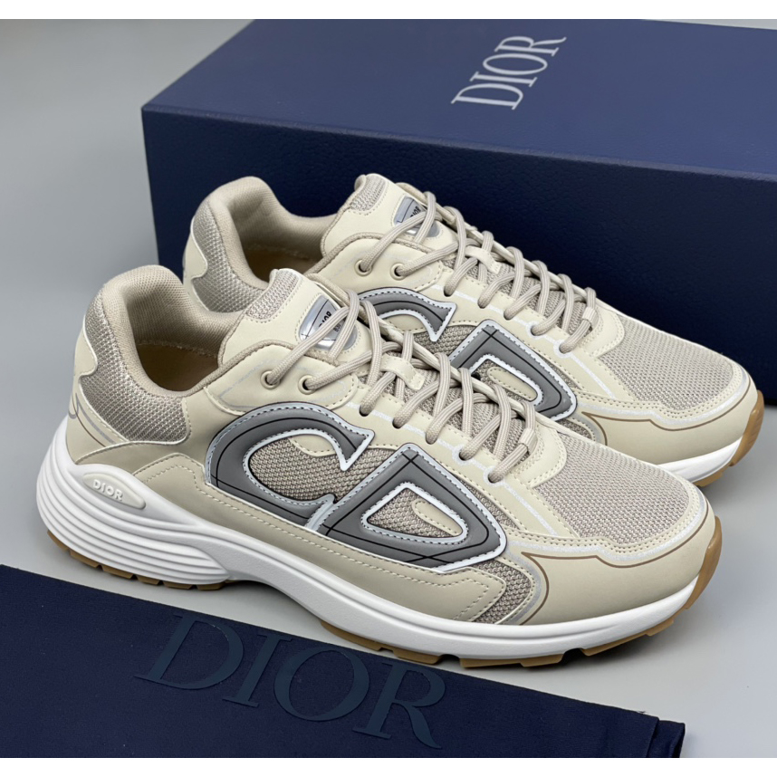 Dior B30 Sneaker, weißes Mesh und technisches Gewebe - EUR FASHION