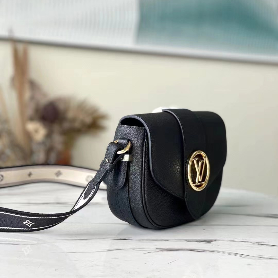 Louis Vuitton Schwarze Umhängetasche (25-17,5-8CM) - EUR FASHION