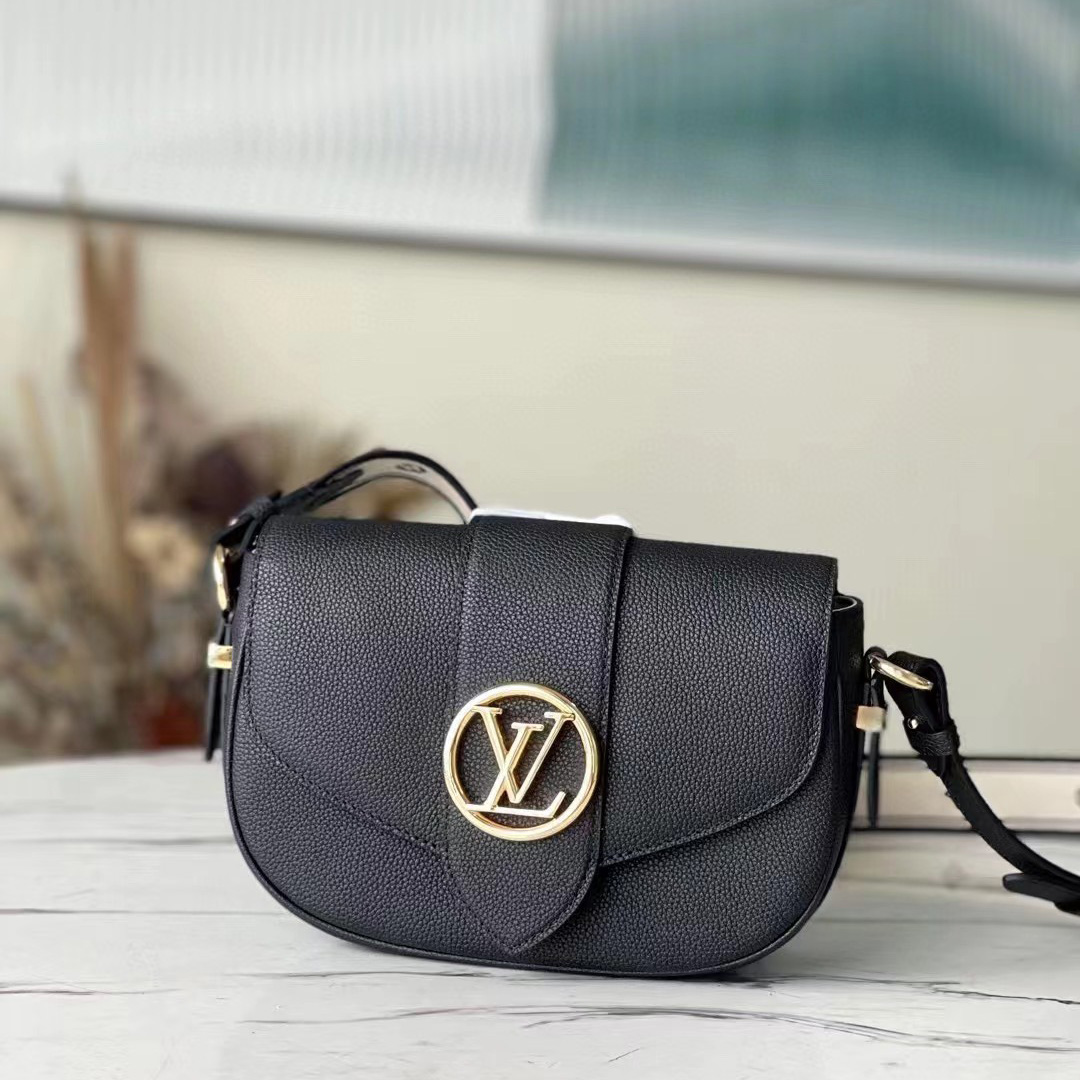 Louis Vuitton Schwarze Umhängetasche (25-17,5-8CM) - EUR FASHION