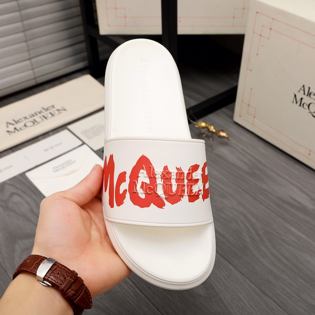 Alexander Mqueen Logo-Slipper - EUR FASHION