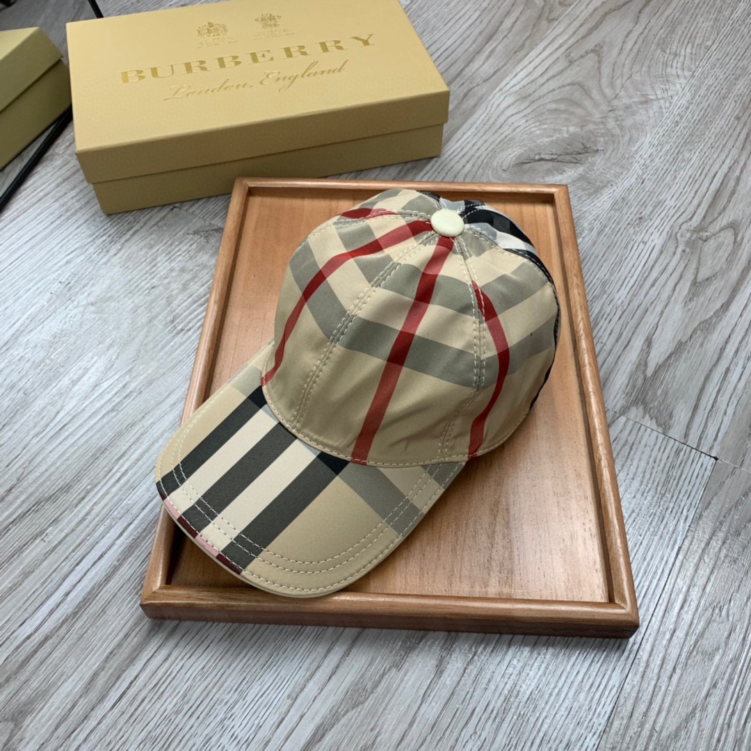 Burberry Baseballkappe mit Vintage-Check und Symbolstreifen - EUR FASHION