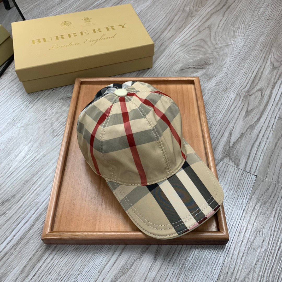 Burberry Baseballkappe mit Vintage-Check und Symbolstreifen - EUR FASHION
