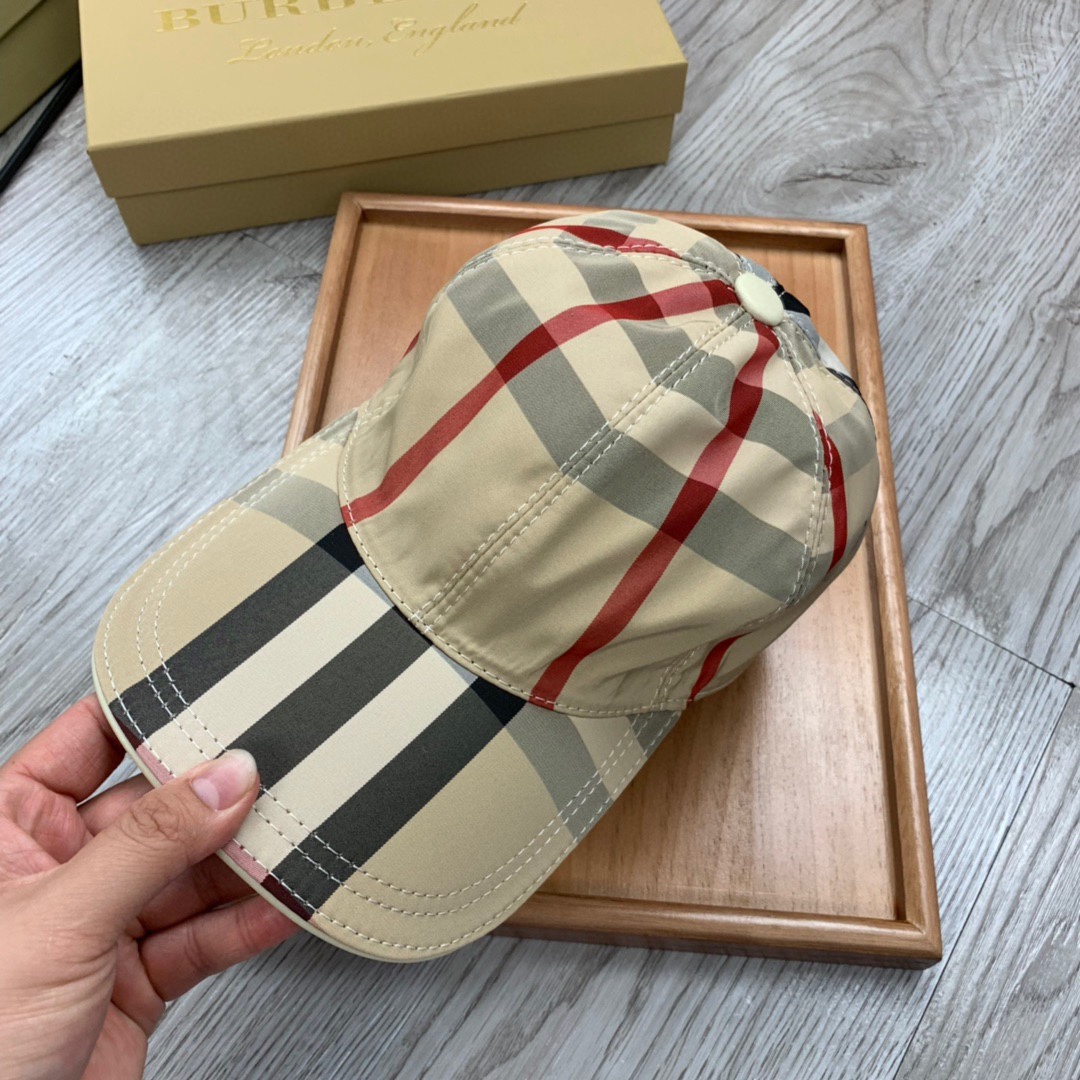 Burberry Baseballkappe mit Vintage-Check und Symbolstreifen - EUR FASHION