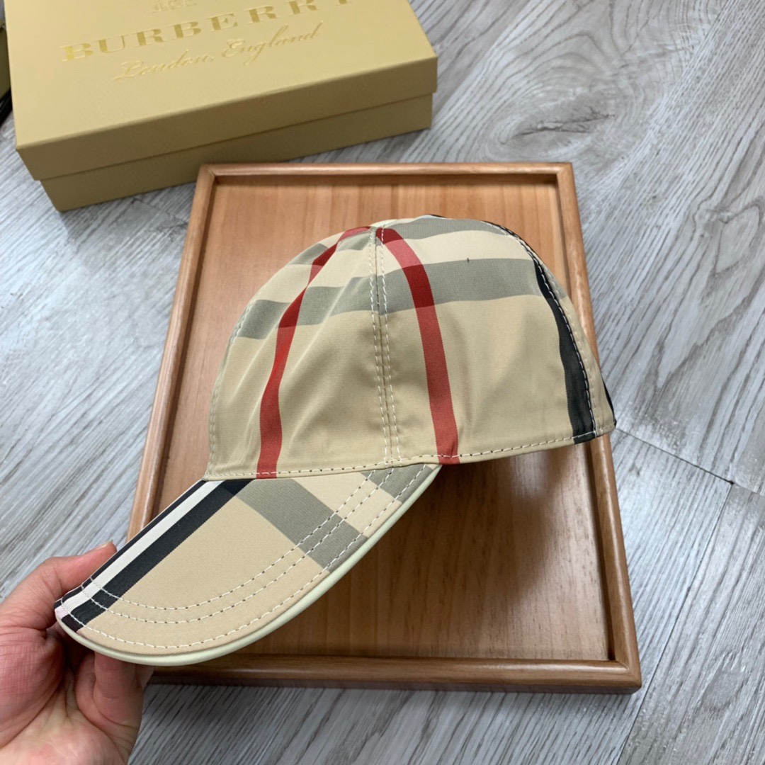 Burberry Baseballkappe mit Vintage-Check und Symbolstreifen - EUR FASHION