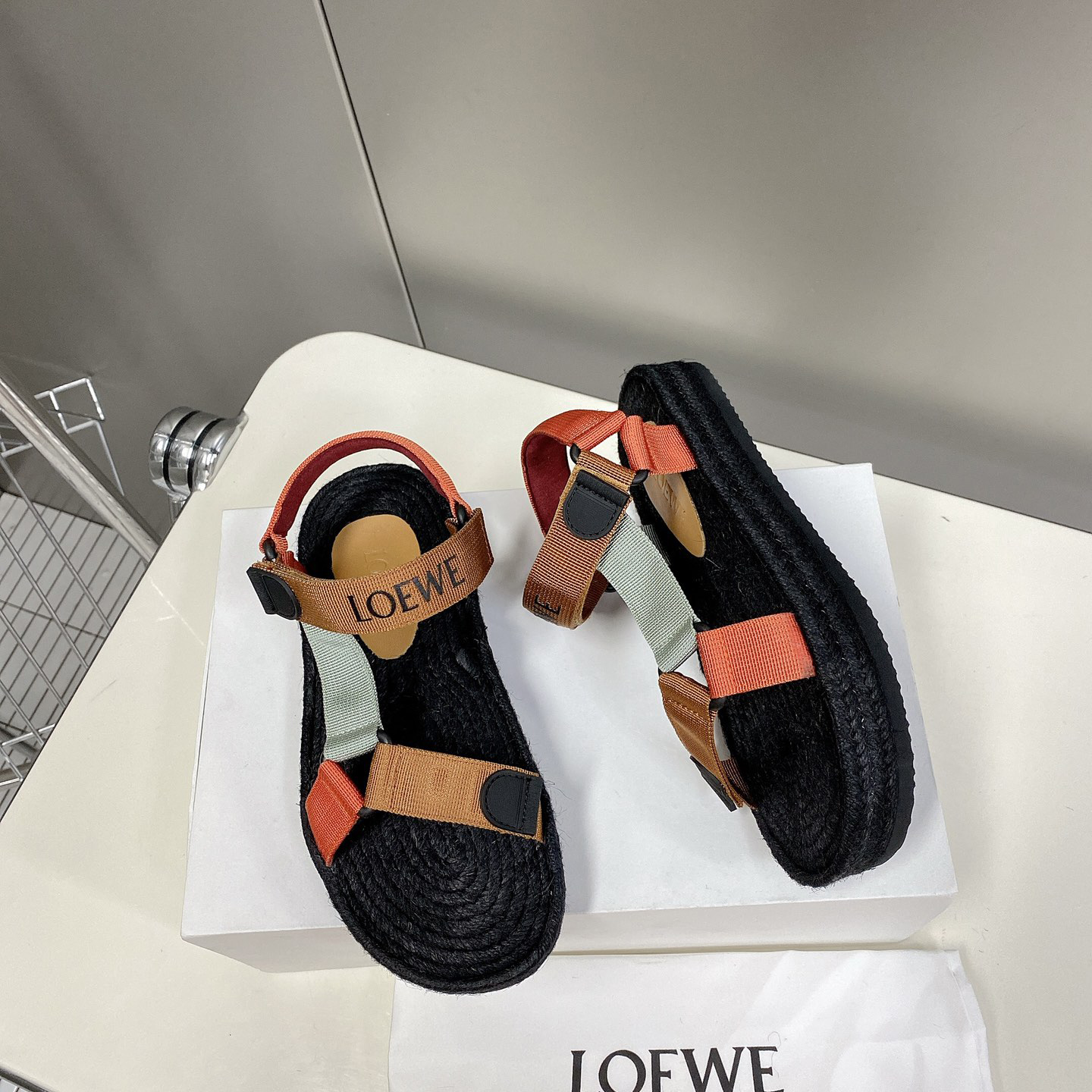 Loewe Riemchen-Espadrille aus Nylon - EUR FASHION