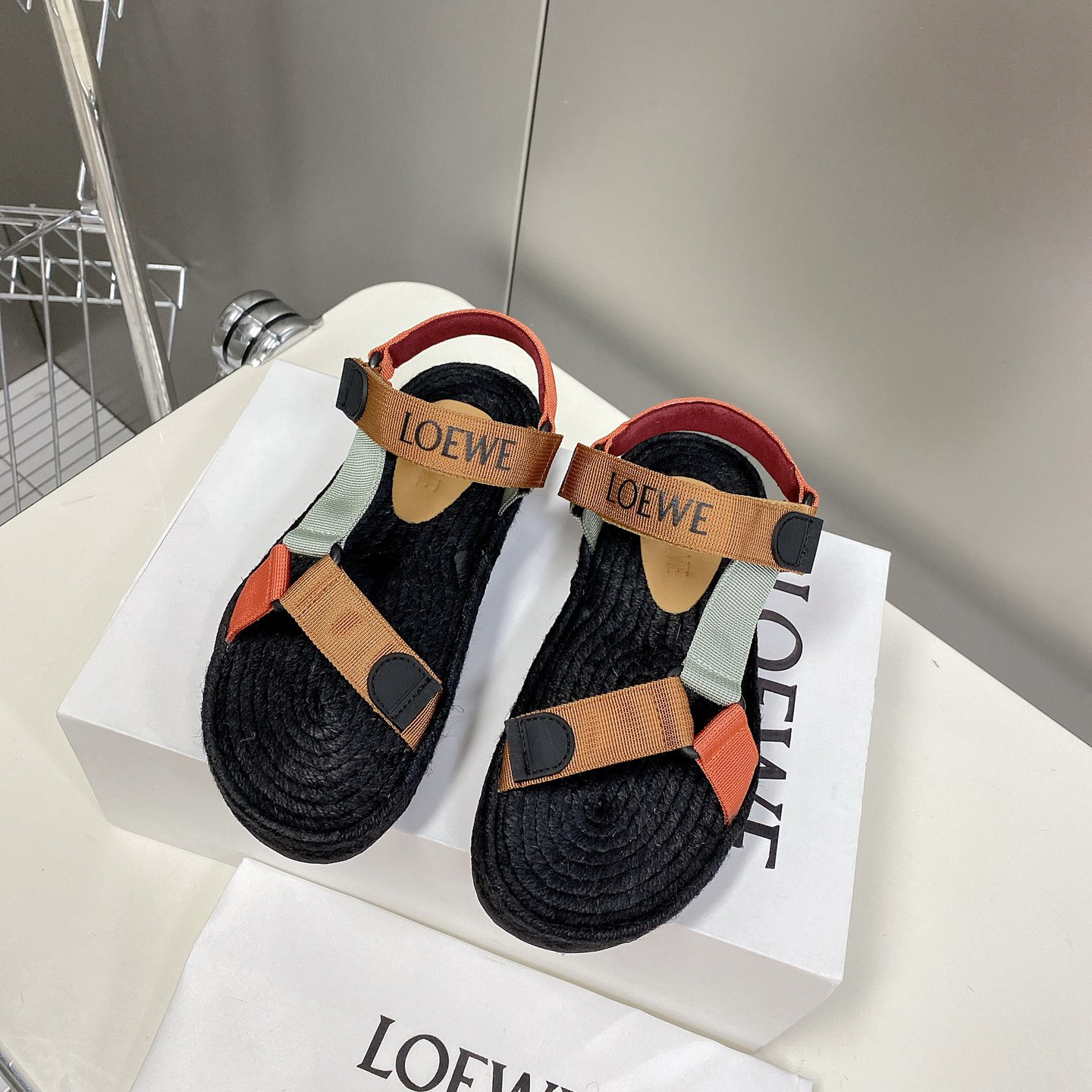 Loewe Riemchen-Espadrille aus Nylon - EUR FASHION