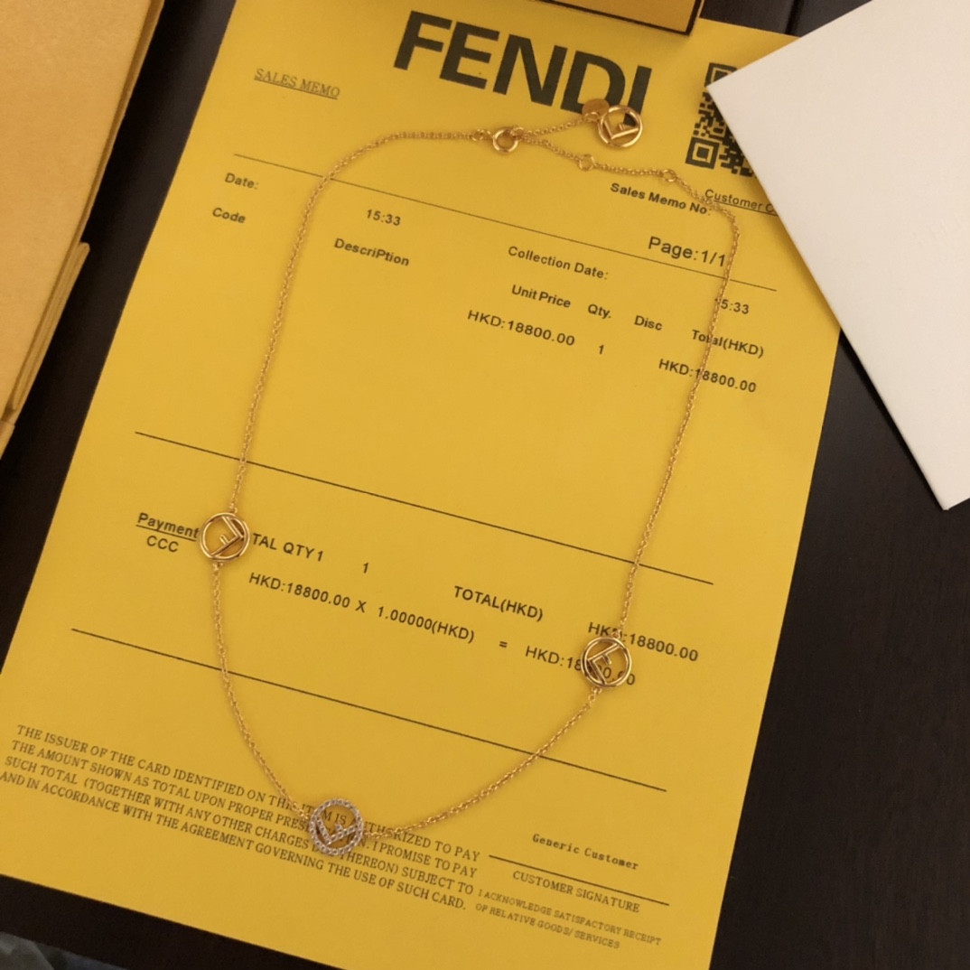 Fendi F Is Fendi Halskette - EUR FASHION