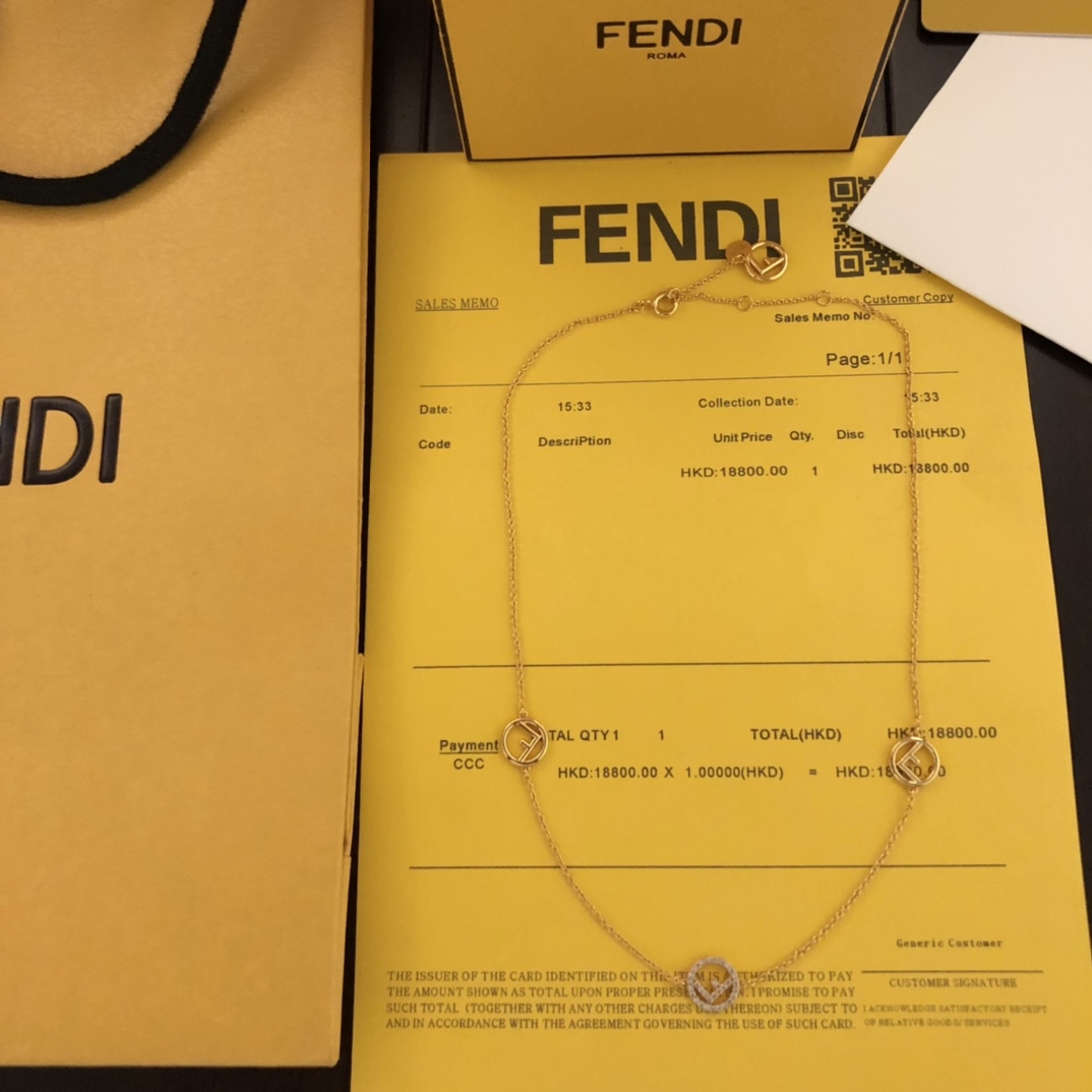 Fendi F Is Fendi Halskette - EUR FASHION
