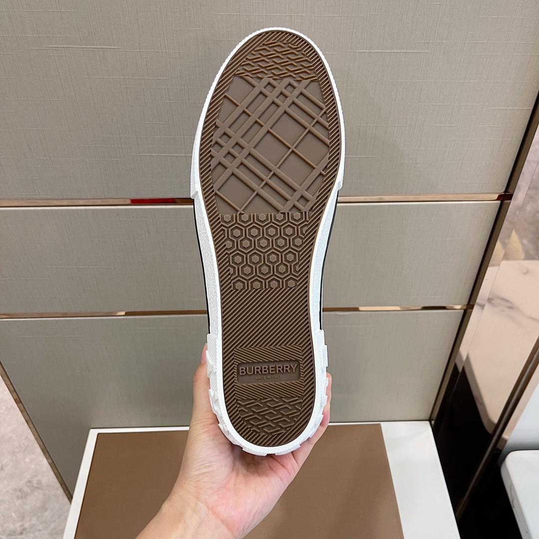 Burberry-Sneaker aus Baumwolle mit Karomuster - EUR FASHION