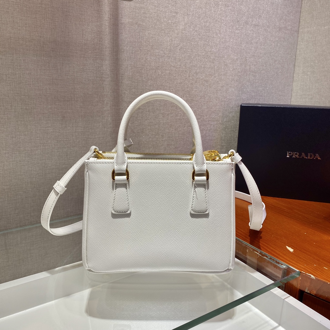 Prada Galleria Mikrotasche aus Saffiano-Leder (20–14,5–9,5 cm) 1BA906 - EUR FASHION