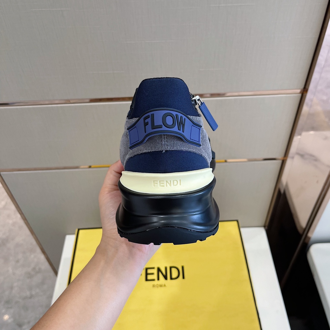 Fendi Flow Schwarze Laufsneaker - EUR FASHION