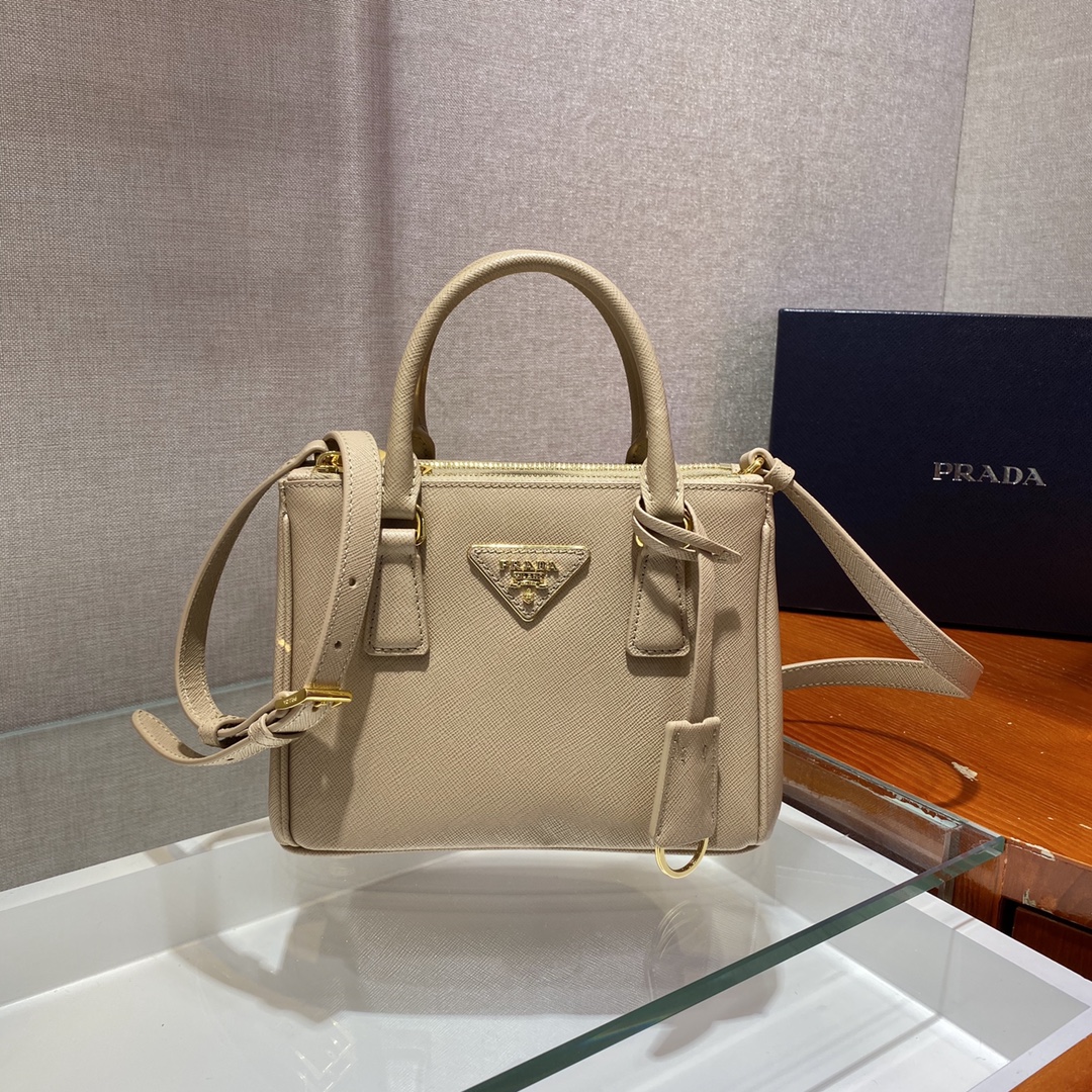 Prada Galleria Mikrotasche aus Saffiano-Leder (20–14,5–9,5 cm) 1BA906 - EUR FASHION