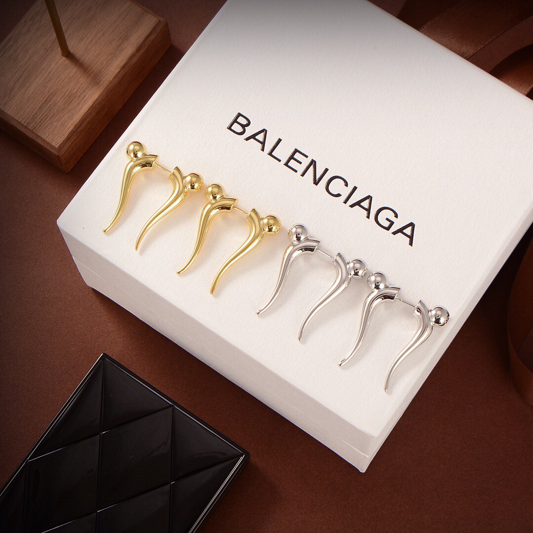 Balenciaga Force Doppelhorn-Ohrringe - EUR FASHION