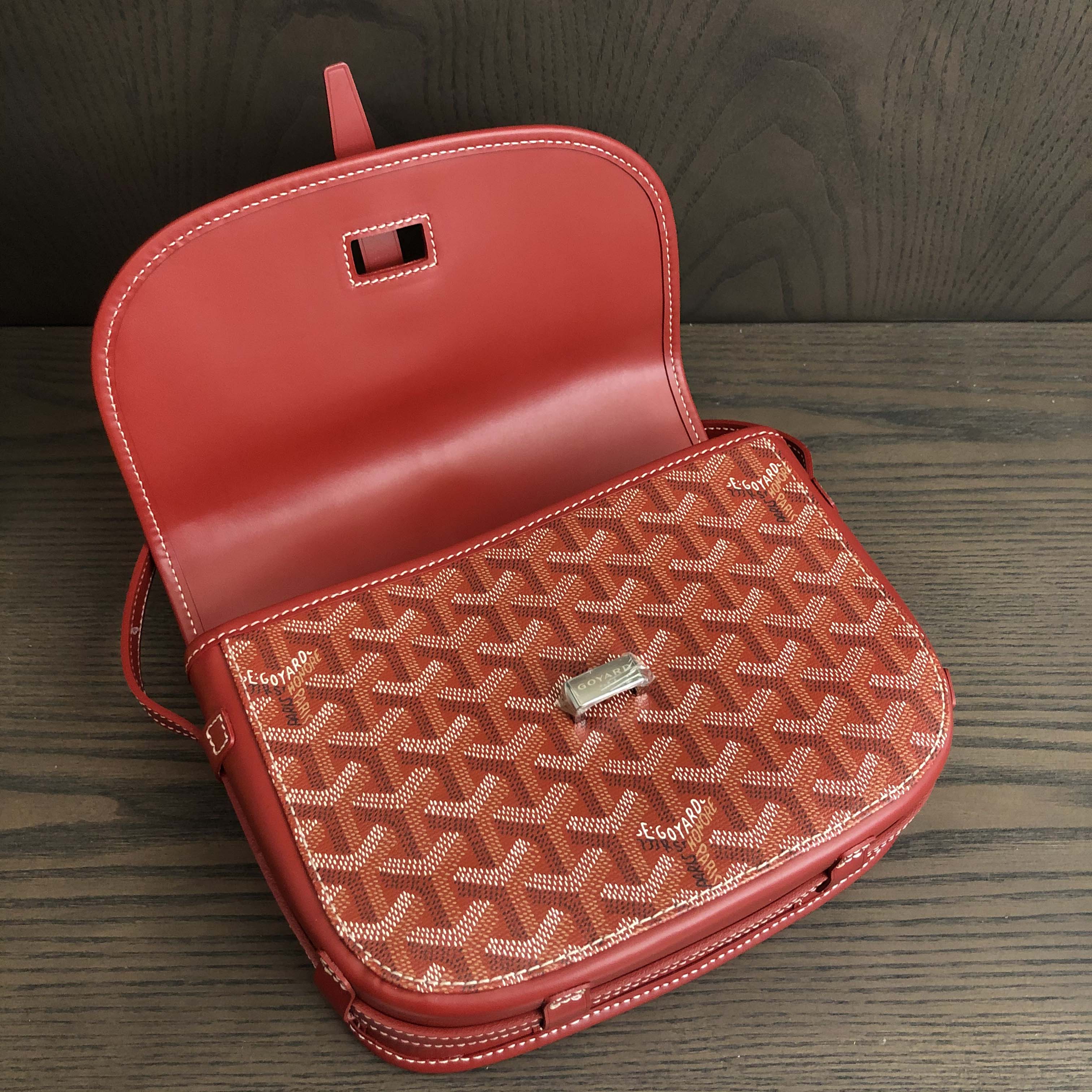 Goyard Belvedere PM-Tasche in Rot (22–15–6,5 cm) - EUR FASHION