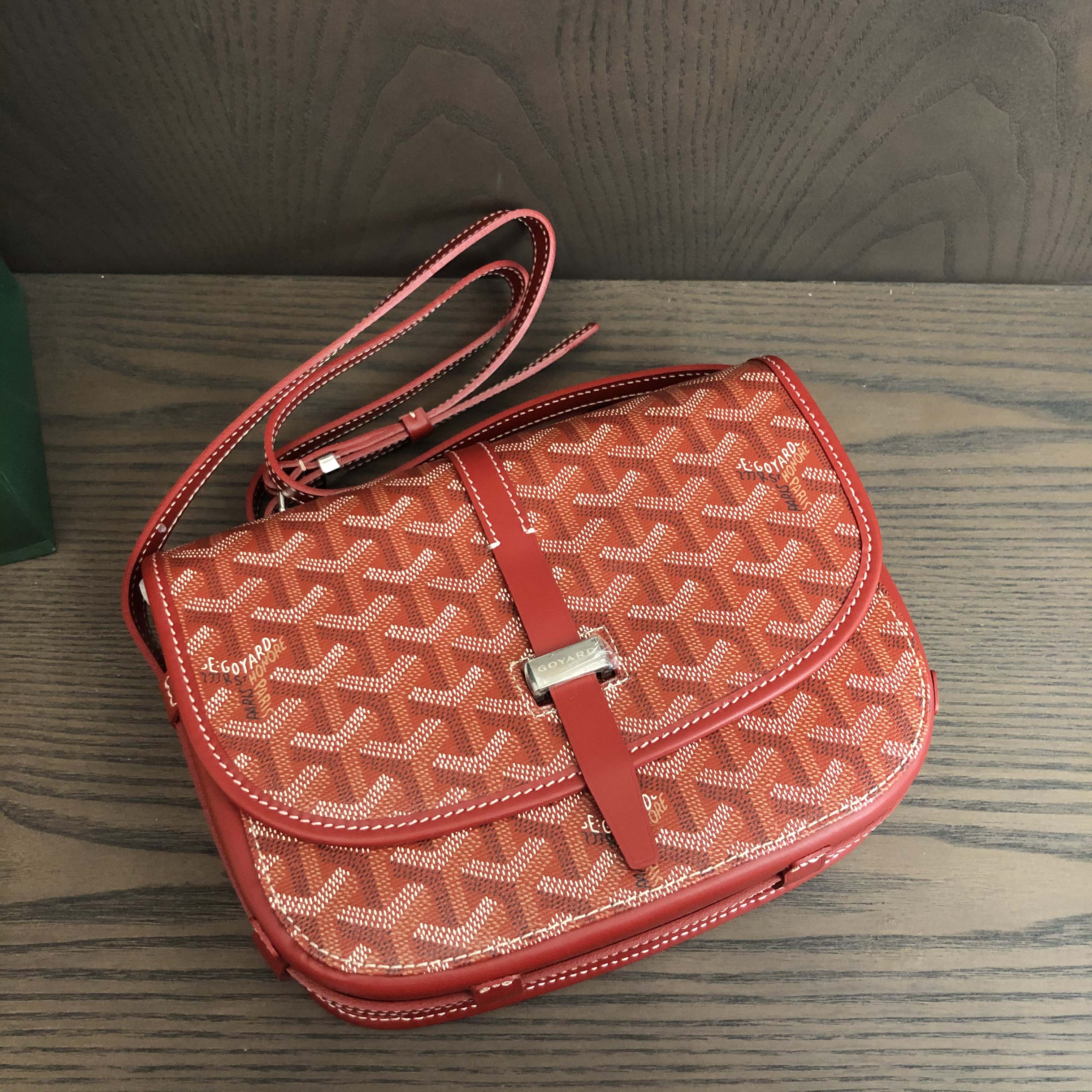 Goyard Belvedere PM-Tasche in Rot (22–15–6,5 cm) - EUR FASHION