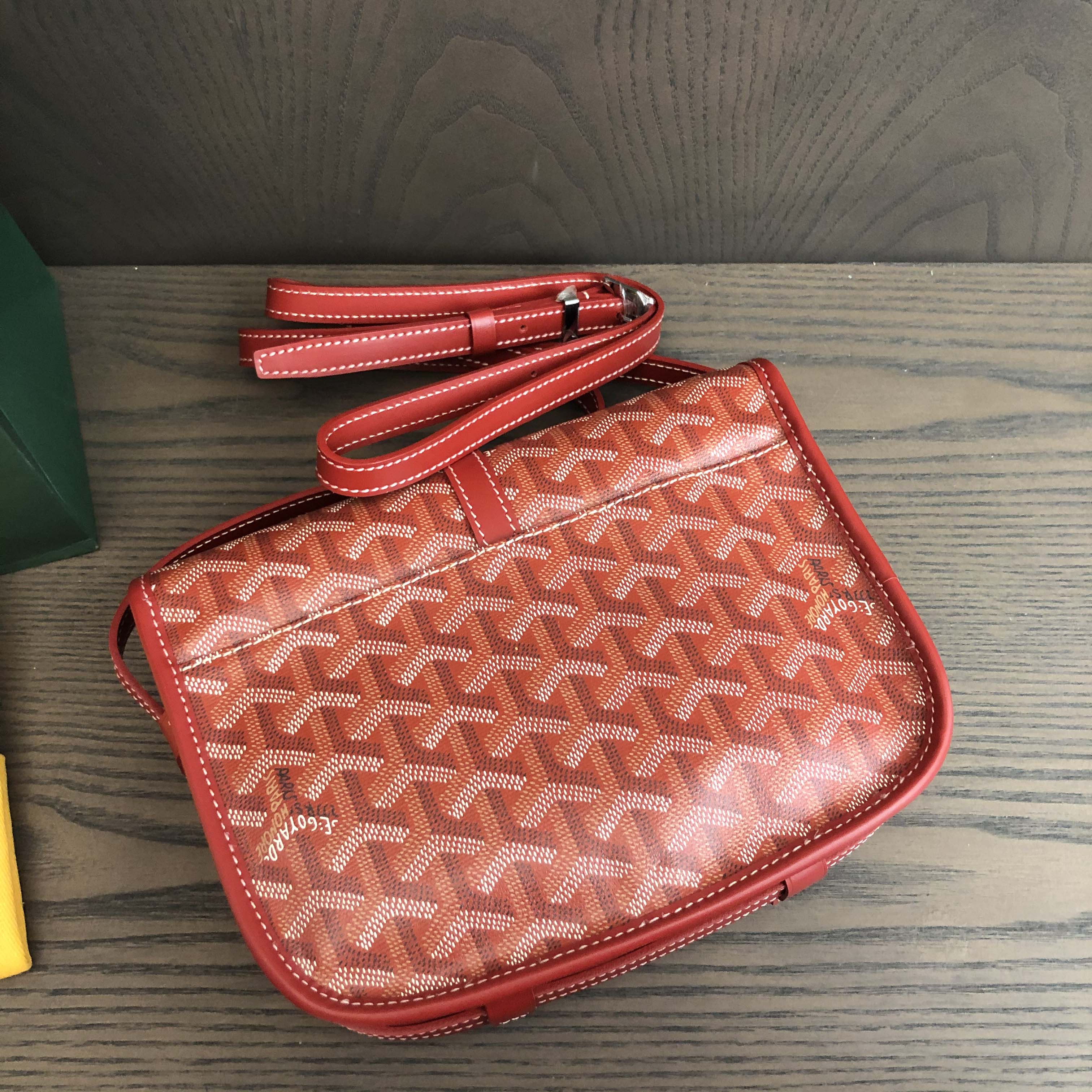 Goyard Belvedere PM-Tasche in Rot (22–15–6,5 cm) - EUR FASHION